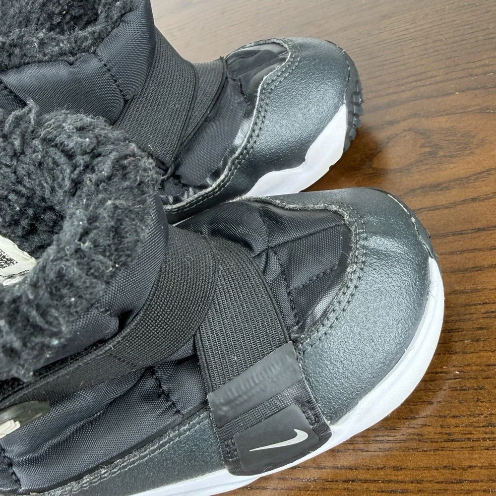 Nike Flex Advance Boots Toddler Preschool Kids 9C Black Winter Shoes DD0303-005